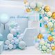 thumbnail image 3 of Juego de globos de decoración para fiestas, 126 Uds., decoraciones de globos de confeti y pancarta de fondo para decoración de fiestas, 3 of 5
