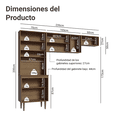 thumbnail image 3 of Cocina Integral Completa Modular Madesa Gourmet 235cm Marrón/Crema, 3 of 10