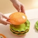 thumbnail image 5 of Adorable Juego De Vajilla De Hamburguesas, Vajilla Novedosa De 7 Piezas, Platos Con Tapa Y Tazones De Cereales, Dise O Divertido, Gran Regalo Para Ni As, Cenas, Presentaci N Nica, 5 of 5