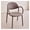 Brown, variant on Stackable Patio Dining Armchair Modern Kitchen Chairs Stacking Chairs Plastic Chair for Dining Room,Office Chairs for Indoor or Outdoor Restaurant