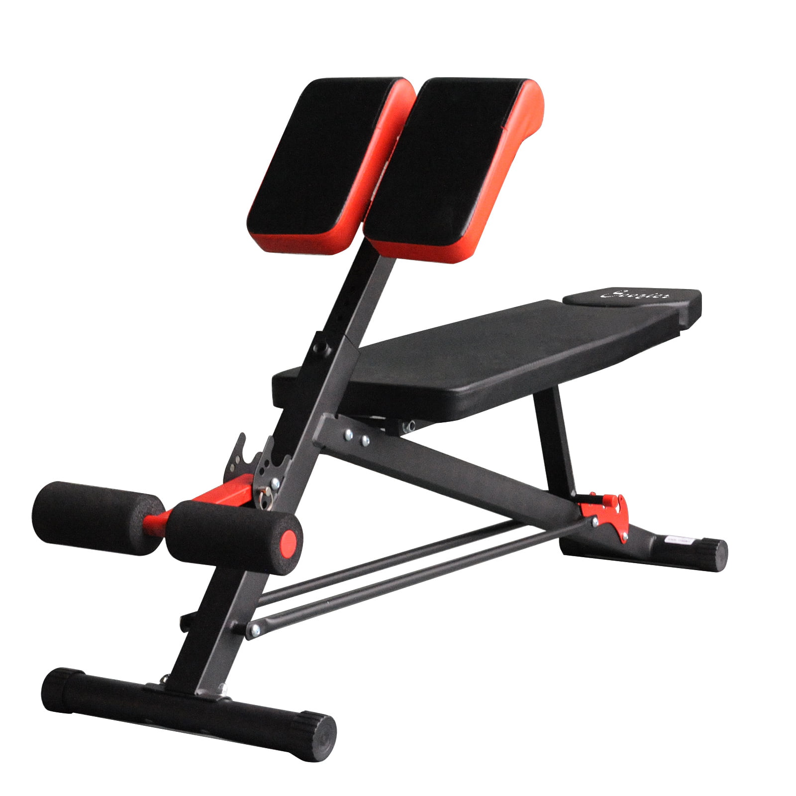 Roman Chair Back Hyperextension Hyper Back Extension,Foldable Adjustable Ab Sit up Bench Decline Bench Flat Bench Crunches Abdominal Muscles Fitness Equipment