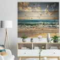 thumbnail image 3 of Design Art - Cloudy Sky and Vibrant Blue Sea, 3 of 5