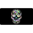 thumbnail image 1 of Sugar Skull Design On Black Photo License Plate, 1 of 1