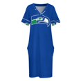 thumbnail image 4 of Vestido de bolsillo holgado Seattle Blues Vestido para embarazadas Vestido de cumpleaños para mujeres, 4 of 7