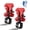 Red*2PCS, variant on Portable Self-Locking Power Tool Holster - Quick Release Belt Clip Drill Holster for Tool Belt, Impact Holder Tool Belt Accessories for Drills, Hammers, Multitools, Flashlights