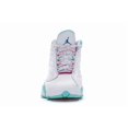 thumbnail image 3 of Jordan Kid's 13 Retro White Soar Green Pink Shoes, from StockX, 3 of 5