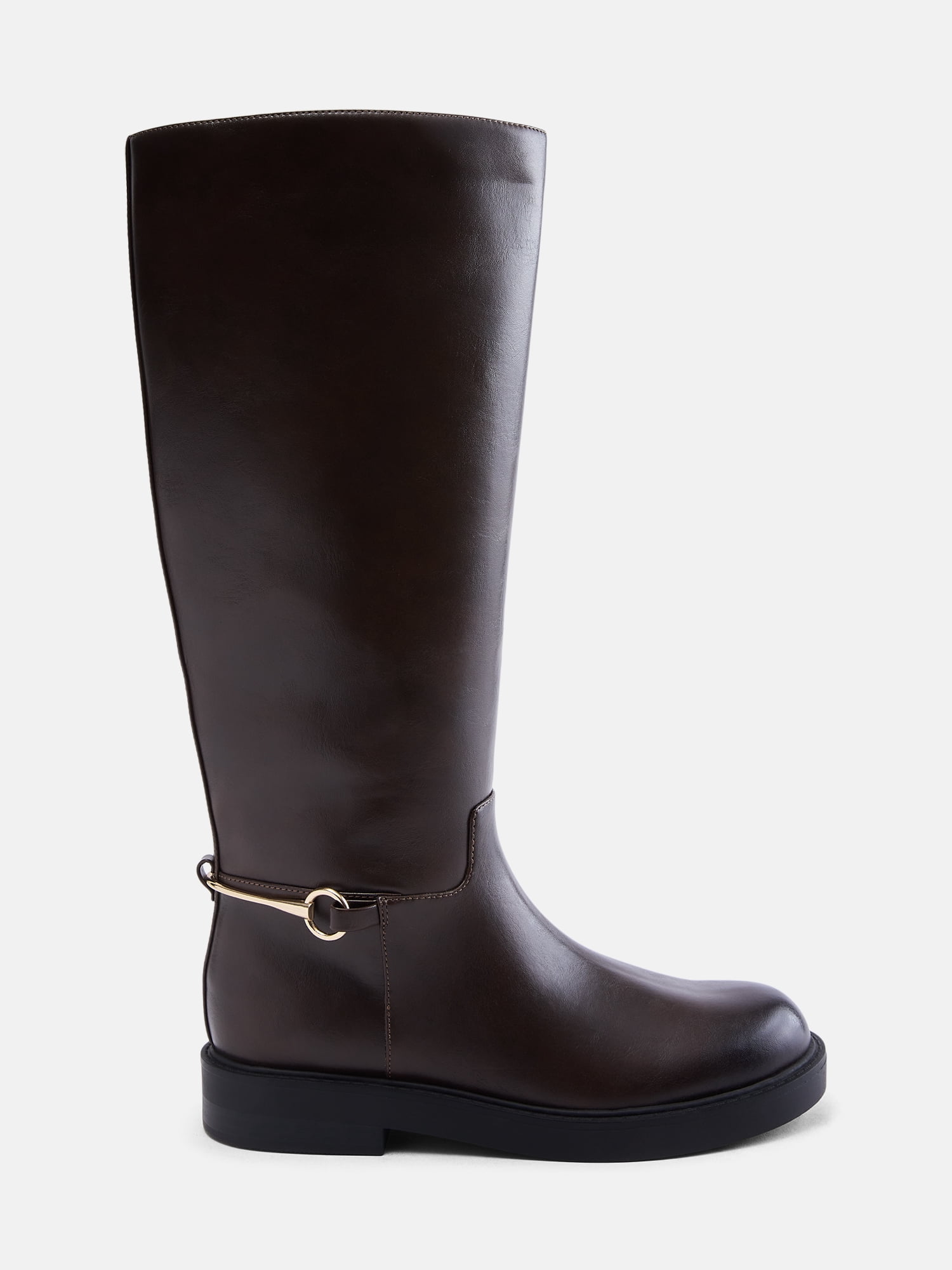 Scenario Women's Tall Faux Leather Riding Boots