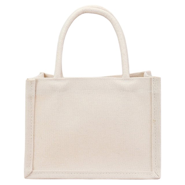 Bolsos de ultramarinos de la bolsa de asas de la lona de DIY con la manija resistente para los regalos de cumpleaños de la boda