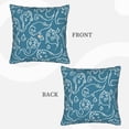 thumbnail image 4 of LNWH Blue Ghost Throw Pillow Covers, Square Soft Linen Decorative Pillow Cases, 18"x18", 4 of 8