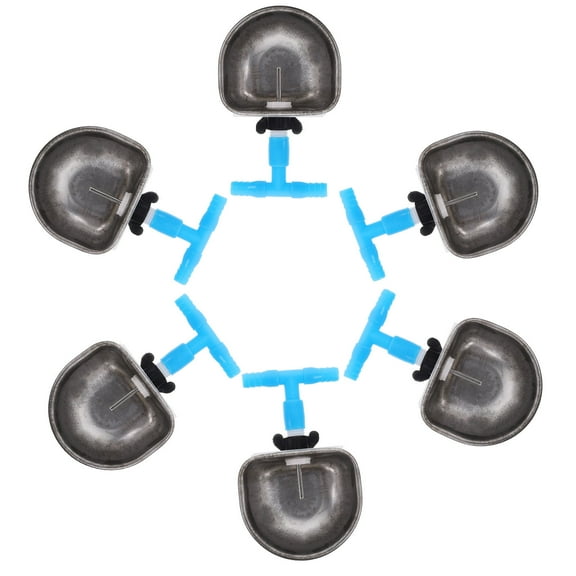 BESTOYARD 6Pcs Rabbit Drinking Bowl Automatic Water Dispenser for Cage