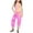 Pink, variant on AWZXDE Girls Summer Print V Neck Sleeveless Romper Loose Fit Casual Jumpsuit With Pockets Lightweight Comfortable Jumpsuit For Girls Pink,9-10 Years