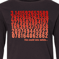 thumbnail image 4 of Inktastic Infinate Pi Day Long Sleeve Youth T-Shirt, 4 of 5