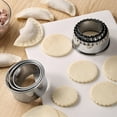 thumbnail image 4 of Cookie Cutters - Stainless Steel Dumpling Molds/Cake Molds/Scones, Gradient Sizes, Suitable For Cooking And Baking (6-Piece Set, Rounded And Irregular Edges), 4 of 5