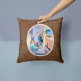 thumbnail image 2 of Carolines Treasures 7255PW1414 Schnauzer Fabric Decorative Pillow  14Hx14W multicolor, 2 of 4