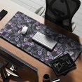 thumbnail image 2 of Long Mouse Pads for Desk,Skull Flower Halloween Pattern Desk Mats on Top Of Desks, Desk Mouse Pad Extra Large with 3mm Non-Slip Base and Stitched Edge for Gaming,Office,Work,Home 35.4x15.7in, 2 of 5