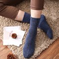 thumbnail image 2 of 5 Pairs Merino Wool Socks Mens, Thick Warm Winter Socks, Hiking Socks Soft Casual Socks for Men-Comfort Casual Cotton Warm Wool, 2 of 5