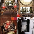 thumbnail image 6 of Antique Clock, Vintage European Desk Clock, 12 Music Chime Antique Desk Clock, Wall Clock with Pendulum and Chimes for Home Decoration, 6 of 9