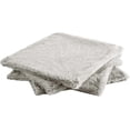 thumbnail image 3 of Home Soft Things Rabbit Faux-fur Throw Pillow Cover 4 Piece Set, 20" x 20", Light Grey, 3 of 3