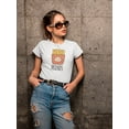 thumbnail image 2 of Cute French Fries Graphic "Friends" Quote Women White T-Shirt, Female x-Large, 2 of 4
