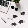 thumbnail image 3 of fastboy Mini 90-Degree Right-Angle UP Adapter 270-Degree Male To Female DP Left Right Angled Connector Converter Laptop Projector Type 4, 3 of 7