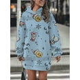 thumbnail image 4 of 2024 Vestido con capucha para mujer, vestido informal de estilo minimalista callejero, sudaderas con capucha, traje 3d, sudaderas con capucha de anime, ropa para mujer, 4 of 5