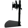 thumbnail image 2 of StarTech.com Dual Monitor Stand - Horizontal - For up to 24" VESA Monitors - Black - Adjustable Computer Monitor Stand - Steel & Aluminum, 2 of 7