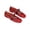 Red, variant on Mesh Mary Jane Ballet Flats Square Toe Adjustable Buckle Hollow Slip On Light Summer Casual Shoes Beach Sightseeing