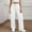 White, variant on BUIGTTKLOP Womens Wide Leg Cargo Sweatpants Drawstring High Waisted Baggy Sweat Pants with Multi Pockets