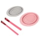 thumbnail image 3 of pinceles angulares de silicona para cejas y línea del cabello, multifuncionales, portátiles, de silicona, para limpieza de brochas de maquillaje., 3 of 14