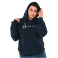 thumbnail image 3 of United States USSF Space Force Logo Hoodie Sweatshirt Women Men Brisco Brands S, 3 of 6