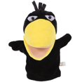 thumbnail image 3 of The **Lovely Crow Puppet Interactive Plush Animal Head Doll** is a charming and educational toy designed to spark creativity and support, 3 of 4
