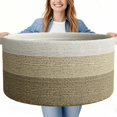 thumbnail image 1 of Cuerda de algodón tejida Basket GOPAS 125L, 63 cm x 41 cm, tamaño gigante, 1 of 8