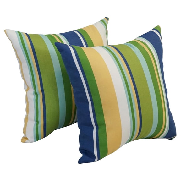 17-inch Square Polyester Outdoor Throw Pillows (Set of 2) 9910-S2-OD-172