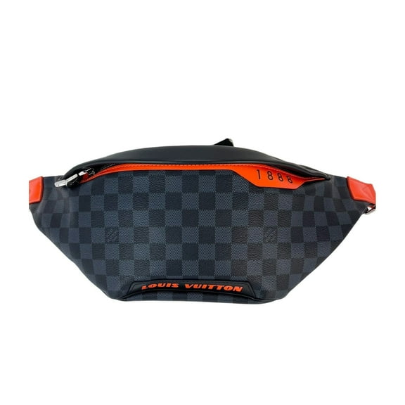 Pre-Owned Louis Vuitton Damier Colbart orange Race Discovery Bumbag Sling Bag