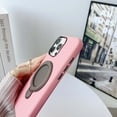 thumbnail image 5 of For iPhone 16 Plus Case, Magnetic Back Cover Compatible with Magsafe Shockproof Drop Protection Anti-Scratch Ring Holder Kickstand Slim Fit Bumper Rugged Phone Case for Apple iPhone 16 Plus,Pink, 5 of 5