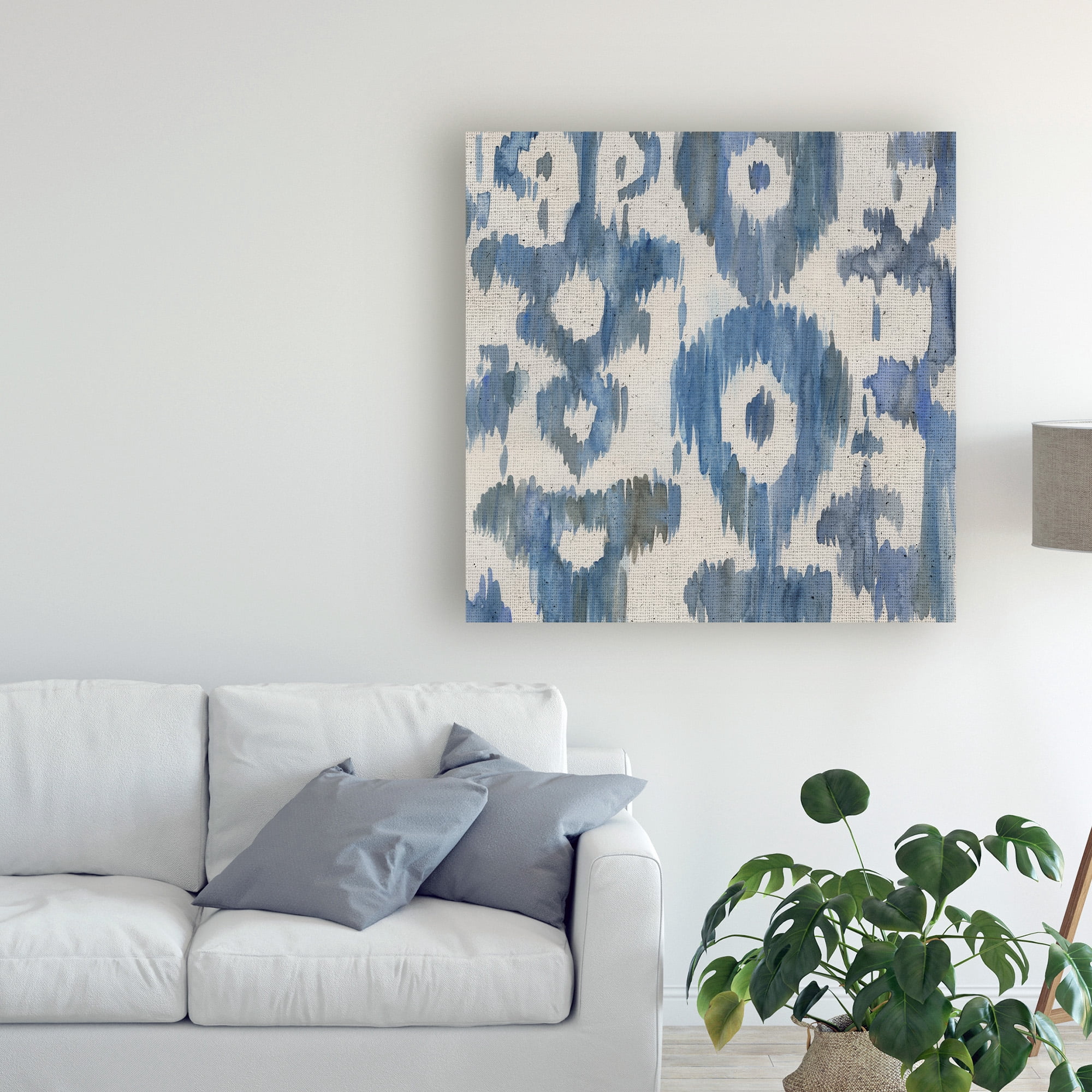 Trademark Fine Art 'Water Ikat II' Canvas Art by Chariklia Zarris