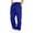 03#Blue, variant on Cargo Sweatpants for Men Big and Tall Loose Fit Casual Workout Running Pants Drawstring Joggers Wide Leg Cargos White M
