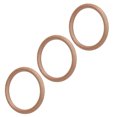 thumbnail image 1 of Craft Wood Ring,10 Pcs Wooden Rings Beech Wood Rings Wood Rings Convenient Use, 1 of 8