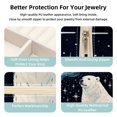 thumbnail image 3 of Starry Polar Bear Travel Portable Square Display Case Decorative Box Jewelry Stand Earring Holder for Girls and Women: Stores Rings, Earrings, Necklaces, Bracelets, and More, 3 of 6