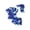 Dark Blue, variant on Shadoumai Boys Swimwear Set Baby Ocean Star Print Romper With Matching Hat Summer Beach Outfit For Toddlers Age 3 Months To 5 Years