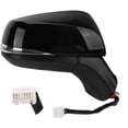 thumbnail image 2 of Outside Rear View Mirror Assembly, Gloss Black Power Heated Side Mirror with Turn  BSM for  XA50 2019-2022, 2 of 8