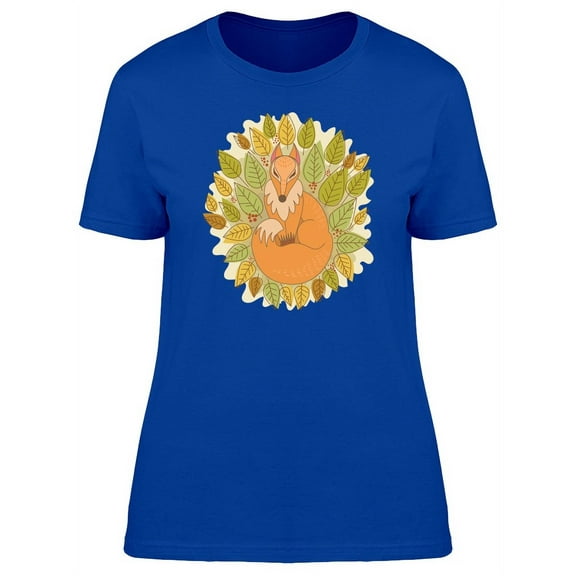 Fox Surrounded By Foliage T-Shirt Women -Image by Shutterstock, Female Large
