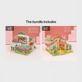 thumbnail image 1 of Children's Puzzle DIY 3D Puzzle Toy Paper And EPS Foam Board Children's And Adults' Interesting And Creative DIY Toy Model Making Kit Children's Toy Girls And Boys. Villa Series (garden Villa), 1 of 5