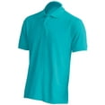 thumbnail image 2 of Basico (Sky Blue) Polo Collared Shirts For Women 100% Cotton Short Sleeve Golf Polo Shirts For Men, 2 of 5