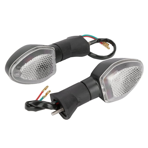 Clignotant Lampe Clignotant Moto Clignotant Moto Clignotant Indicateur 2  Pcs Moto LED Clignotants Lampes Lumières Fit Pour GSX-S 1000f 750 Blanc 