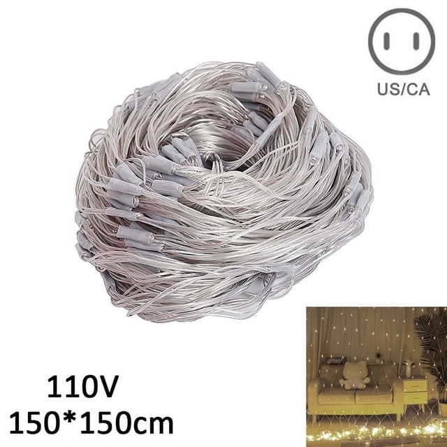 LED Net Lights Outdoor String Mesh Light Waterproof Hanging Decoration Suitable for Wedding Christmas Halloween New