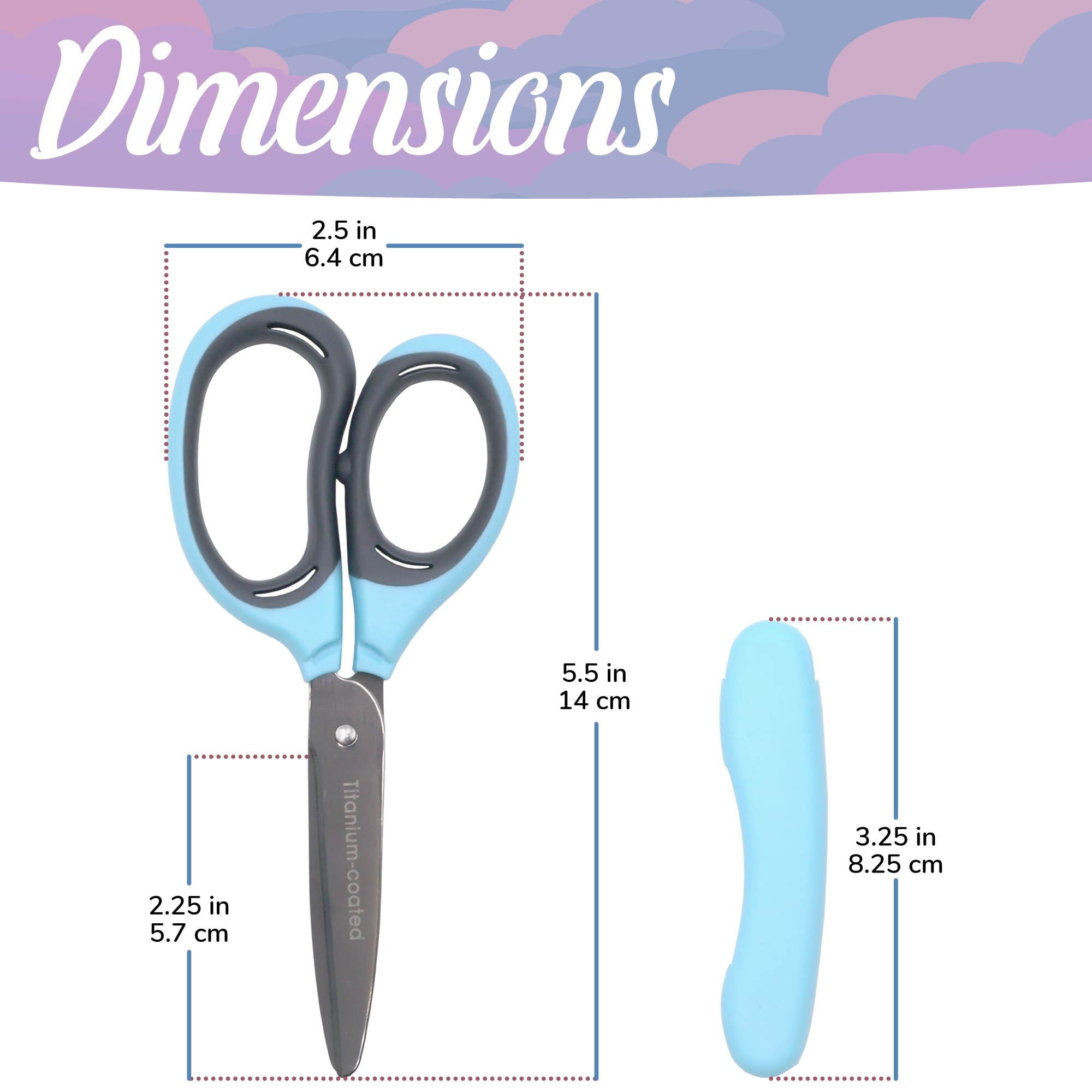JubileeYarn Classroom Craft Scissors - Blue - 30 Scissors