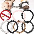 thumbnail image 3 of Pulsera creativa para dejar de fumar, brazalete sencillo con cuentas, joyería personalizada y encantadora, regalo para hombres y mujeres, pulseras de piedra natural, 3 of 4