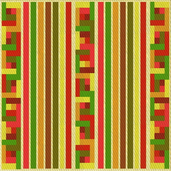 Ahgly Company Indoor Square Patterned Mahogany Brown Area Rugs, 7' Square