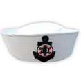 thumbnail image 1 of New White Sailor Navy Hat Cap with Anchor for Fancy Dress, 1 of 4